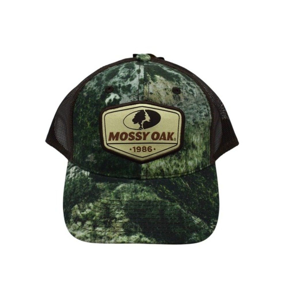 Mossy Oak Mountain Country Range Camo Mesh Snapback Trucker Hat Cap NEW Hunting